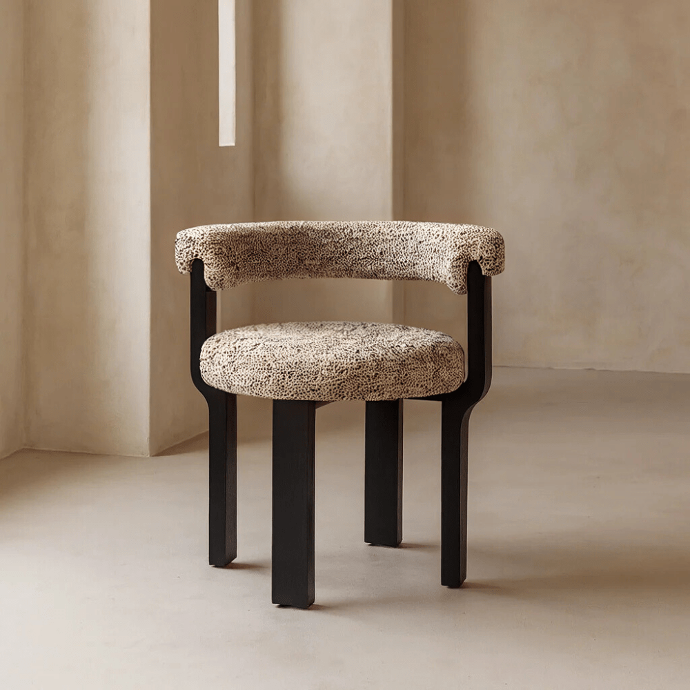 Elba Dining Chair - Dexter Sparkle Citrus & Matte Black LiangAndEimil 2