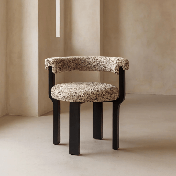Elba Dining Chair - Dexter Sparkle Citrus & Matte Black LiangAndEimil 2
