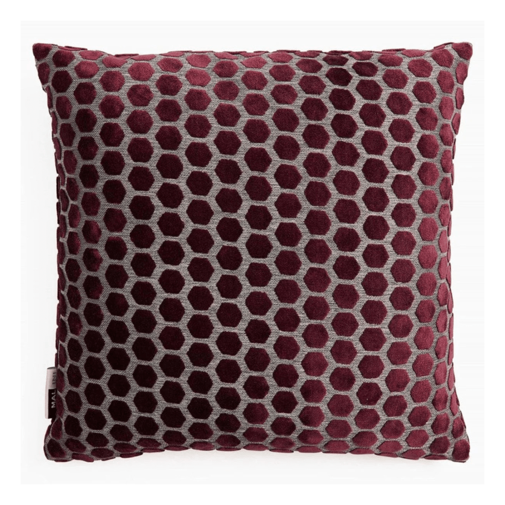 Jorvik Cushion - Aubergine Malini 1