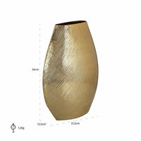 Richmond Interiors Evey Vase in Gold