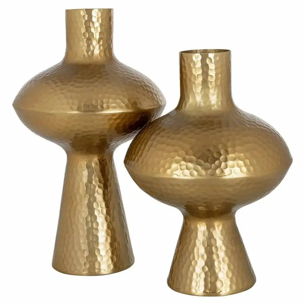 Richmond-Richmond Interiors Caitlyn Vase in Gold-Gold 885 