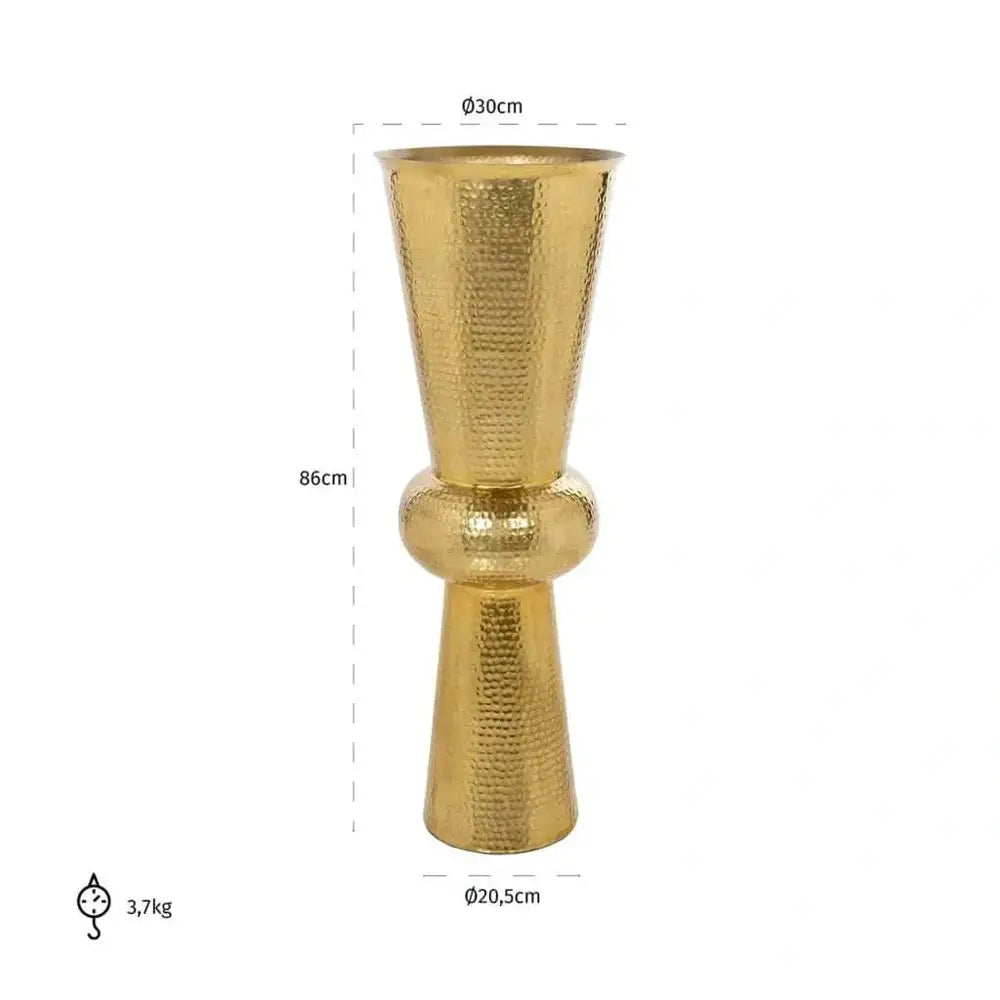 Richmond Interiors Carice Vase in Gold