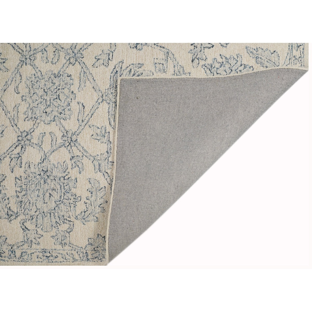 Ivy & Elm Mehar Wool Rug Medium in Grey