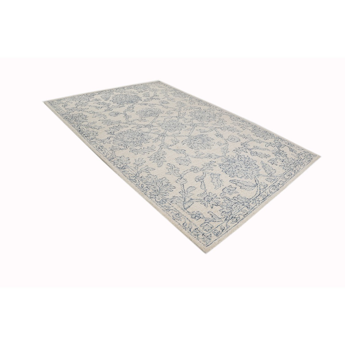 Ivy & Elm Mehar Wool Rug Small in Grey