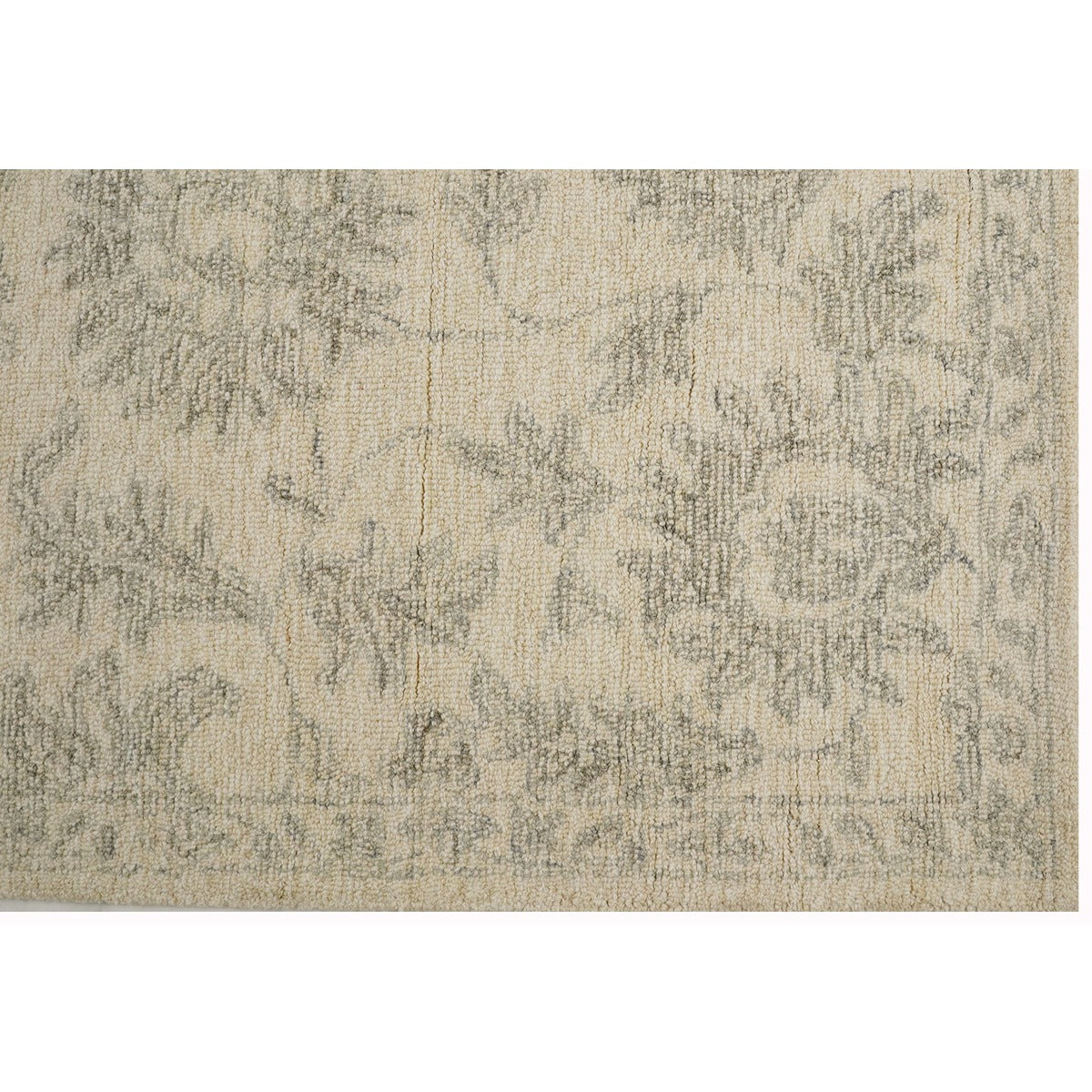 Ivy & Elm Mehar Wool Rug Medium in Cream