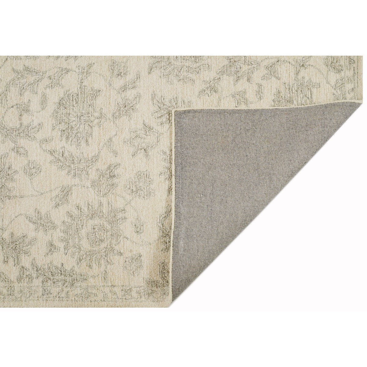 Ivy & Elm Mehar Wool Rug Medium in Cream