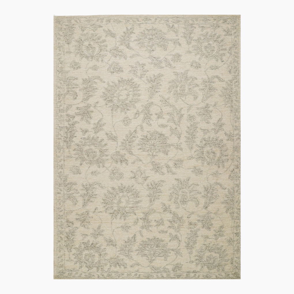 Ivy & Elm Mehar Wool Rug Large in Cream