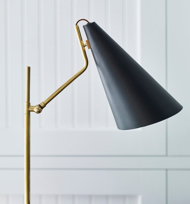 Clemente Table Lamp - Antique Brass with Black Visual Comfort 4