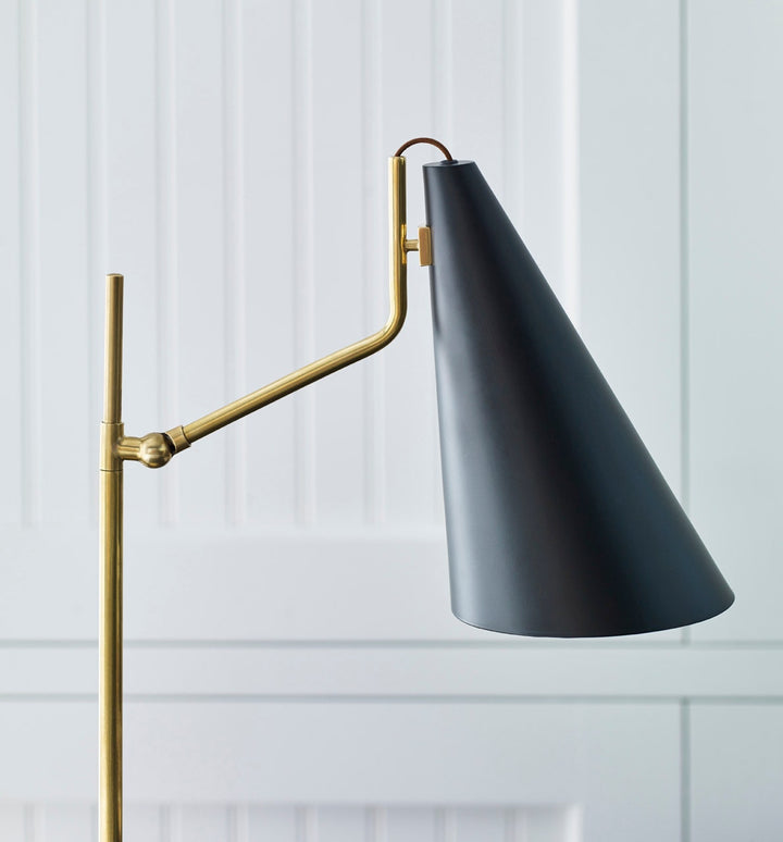 Clemente Table Lamp - Antique Brass with Black Visual Comfort 5