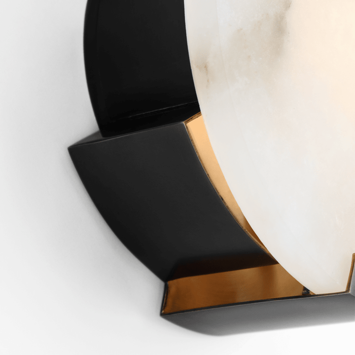 Melange Sconce - Bronze with Alabaster Visual Comfort 2
