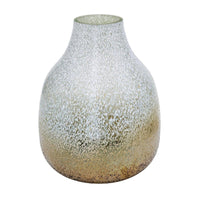 Ivyline Verre Round Gold Frosted Vase