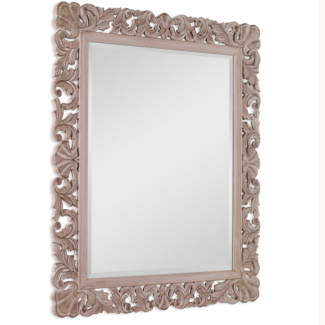 Ornate Wooden Mirror Keiichi 3