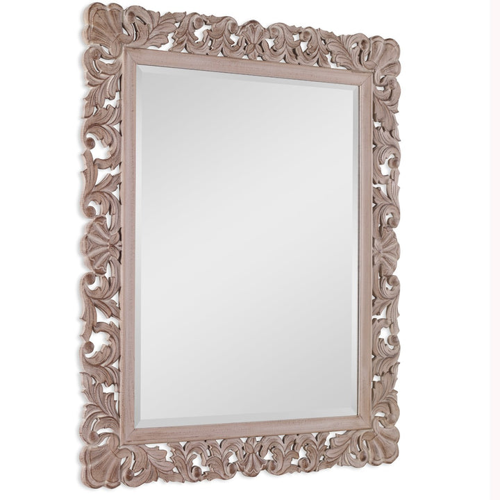 Ornate Wooden Mirror Keiichi 3