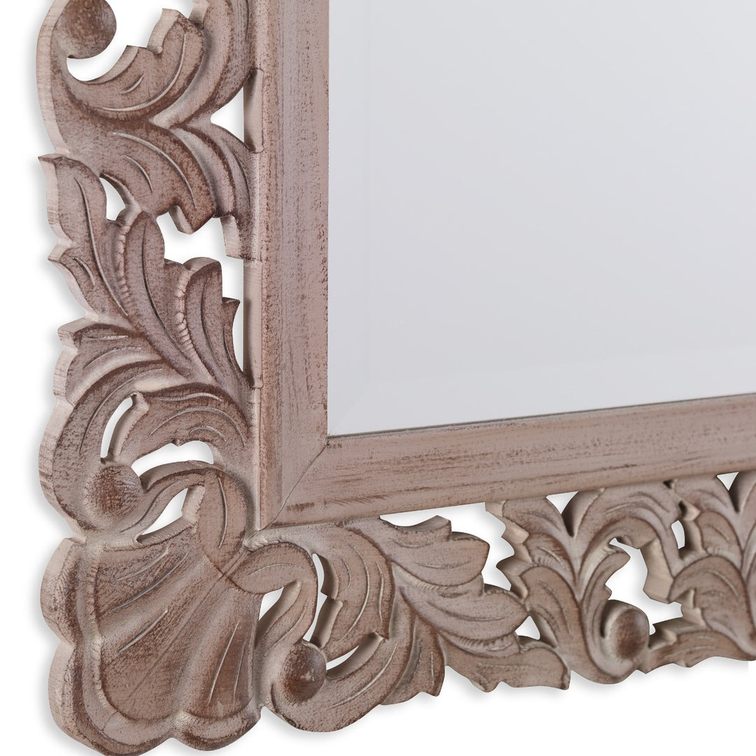 Ornate Wooden Mirror Keiichi 5