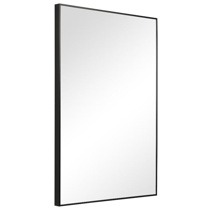 Simple Slim Frame Mirror - Black Keiichi 4
