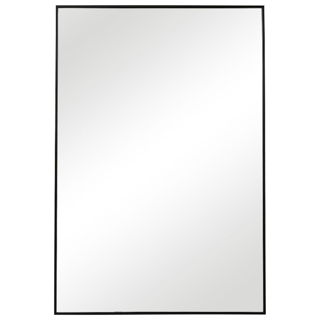 Simple Slim Frame Mirror - Black Keiichi 1
