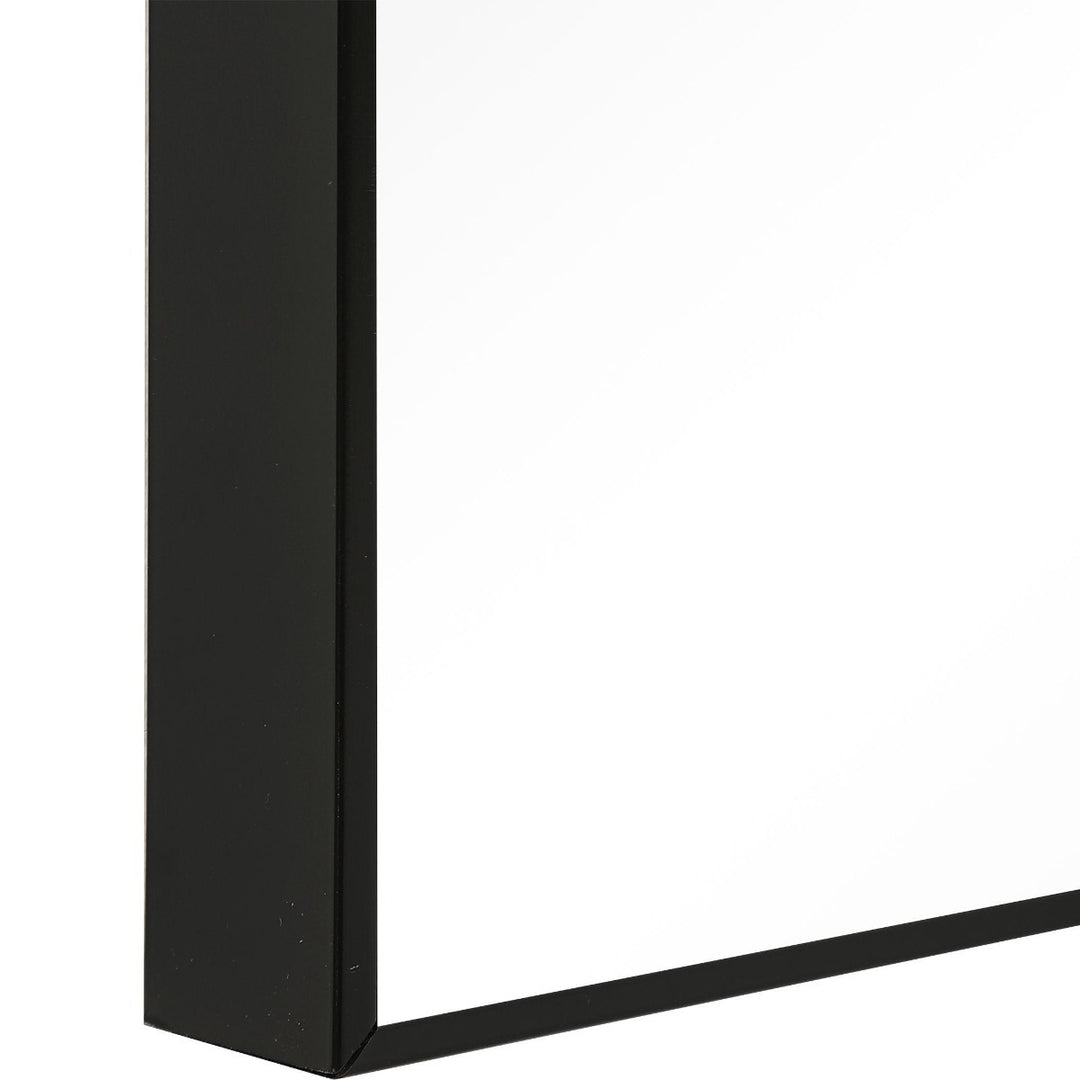 Slim Frame Tall Mirror - Black Keiichi 6
