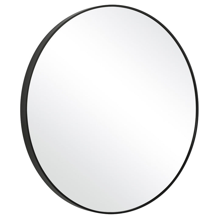 Evelyn Round Mirror - Black Keiichi 4