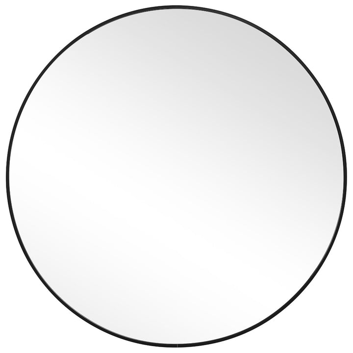 Evelyn Round Mirror - Black Keiichi 1