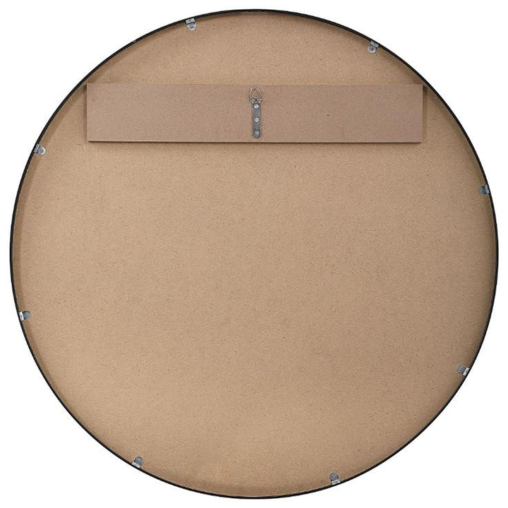 Evelyn Round Mirror - Black Keiichi 5