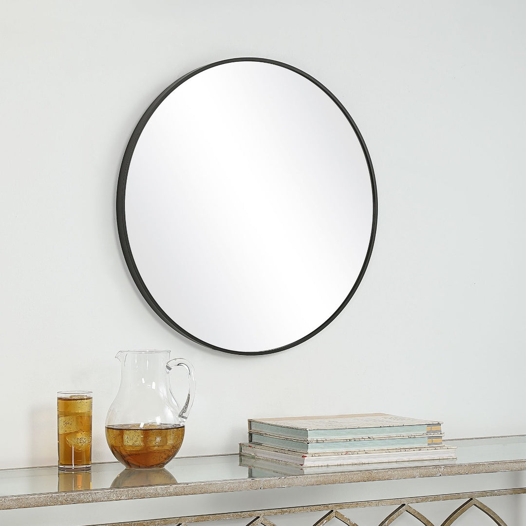 Eve Small Round Mirror - Black Keiichi 2