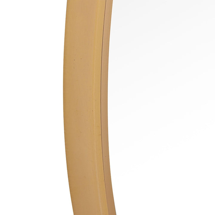 Evelyn Round Mirror - Gold Keiichi 6