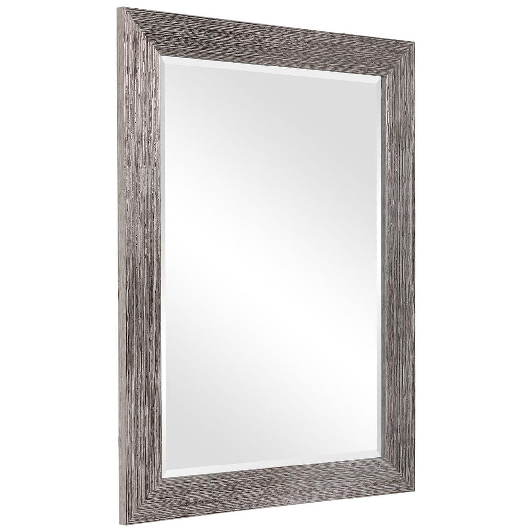 Silver Wood Effect Mirror Keiichi 5