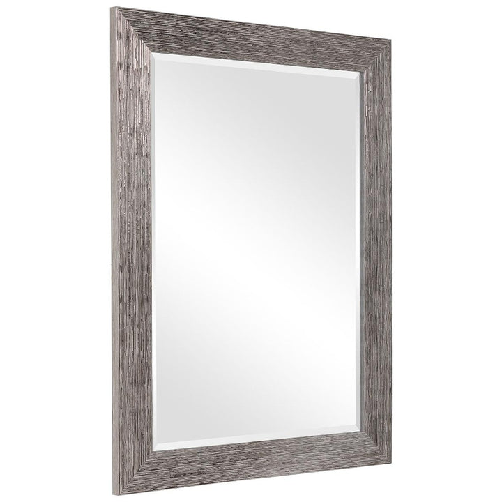 Silver Wood Effect Mirror Keiichi 5