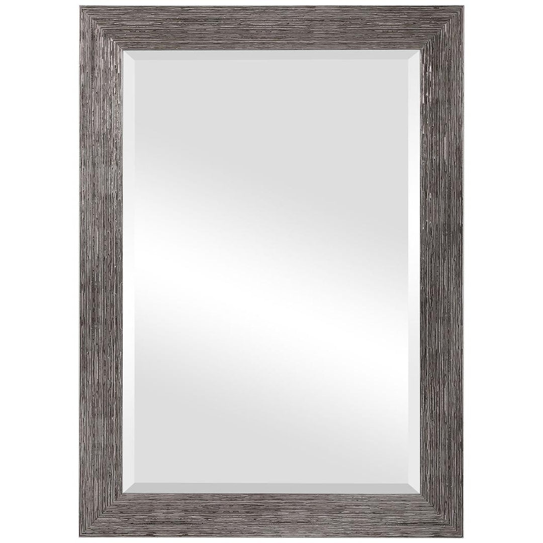 Silver Wood Effect Mirror Keiichi 1