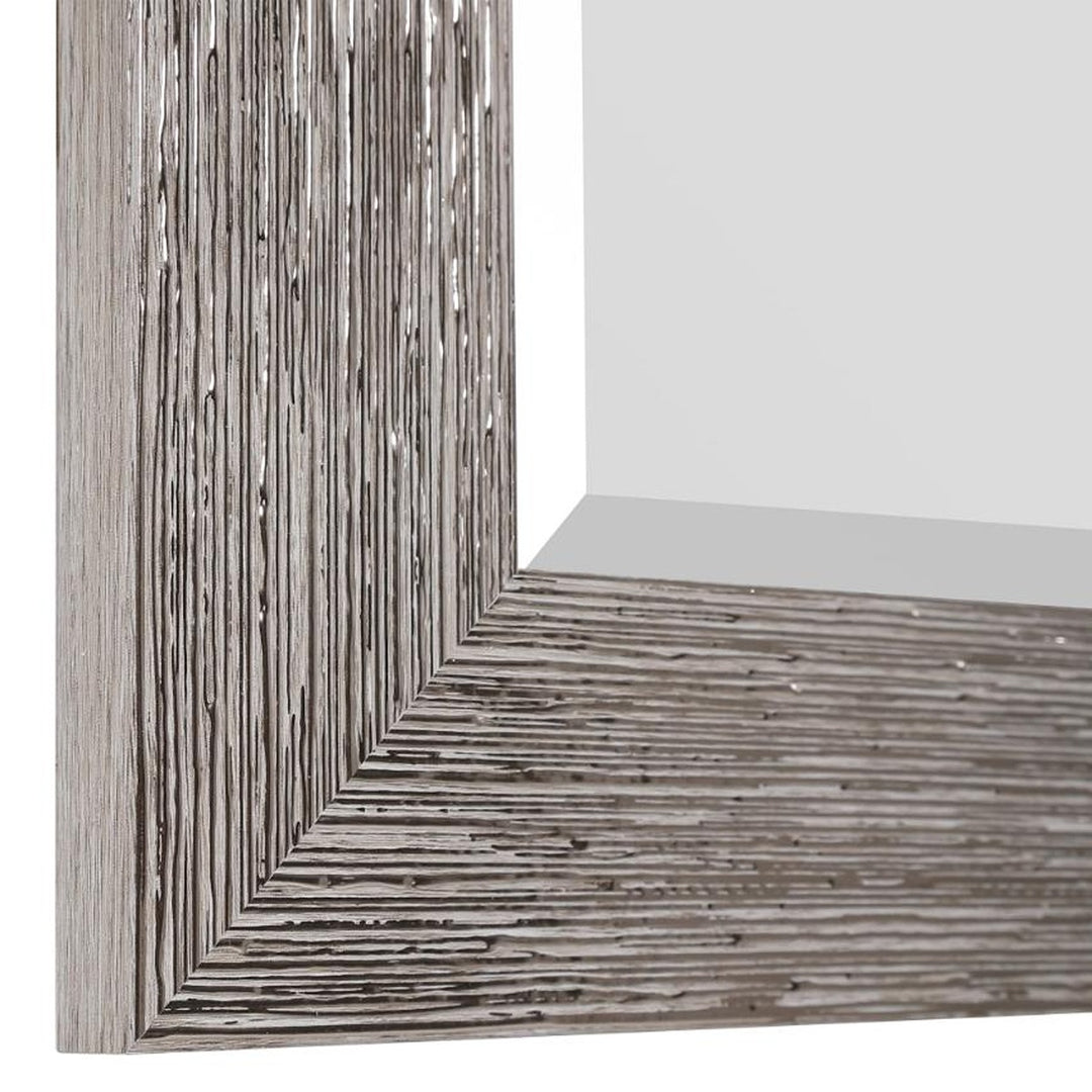 Silver Wood Effect Mirror Keiichi 6