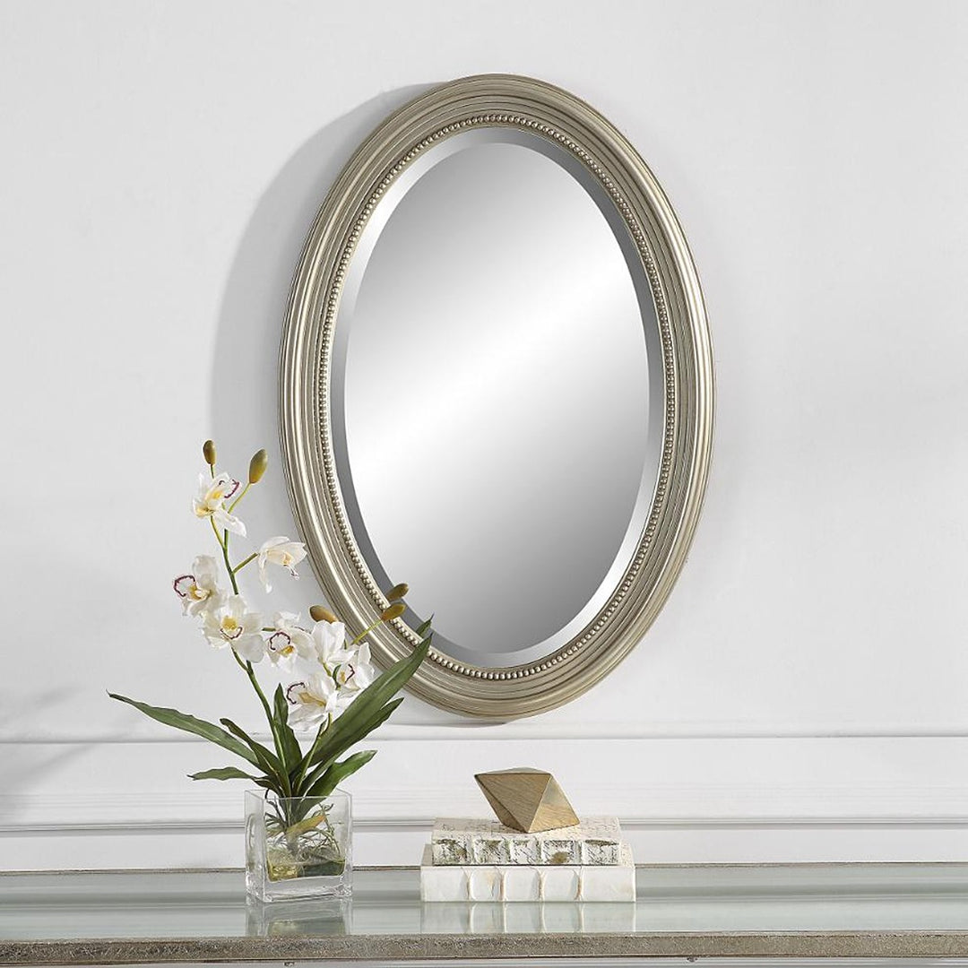 Isabelle Mirror - Antique Silver Keiichi 3