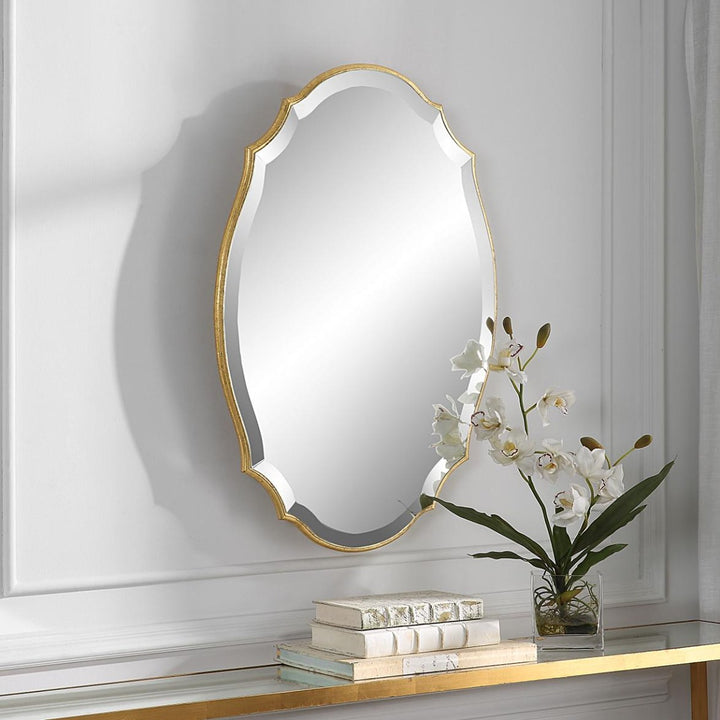 Aida Mirror - Gold Finish Keiichi 3