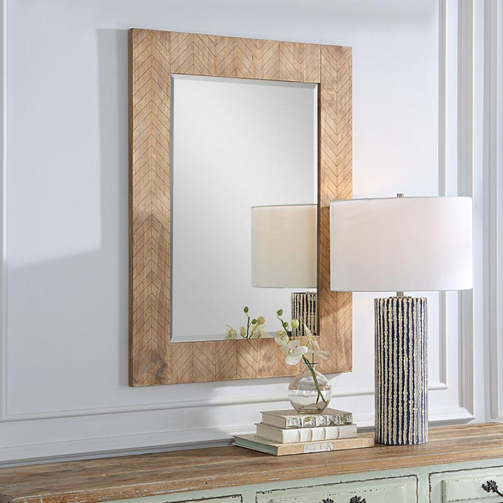 Parquet Wooden Mirror Keiichi 2