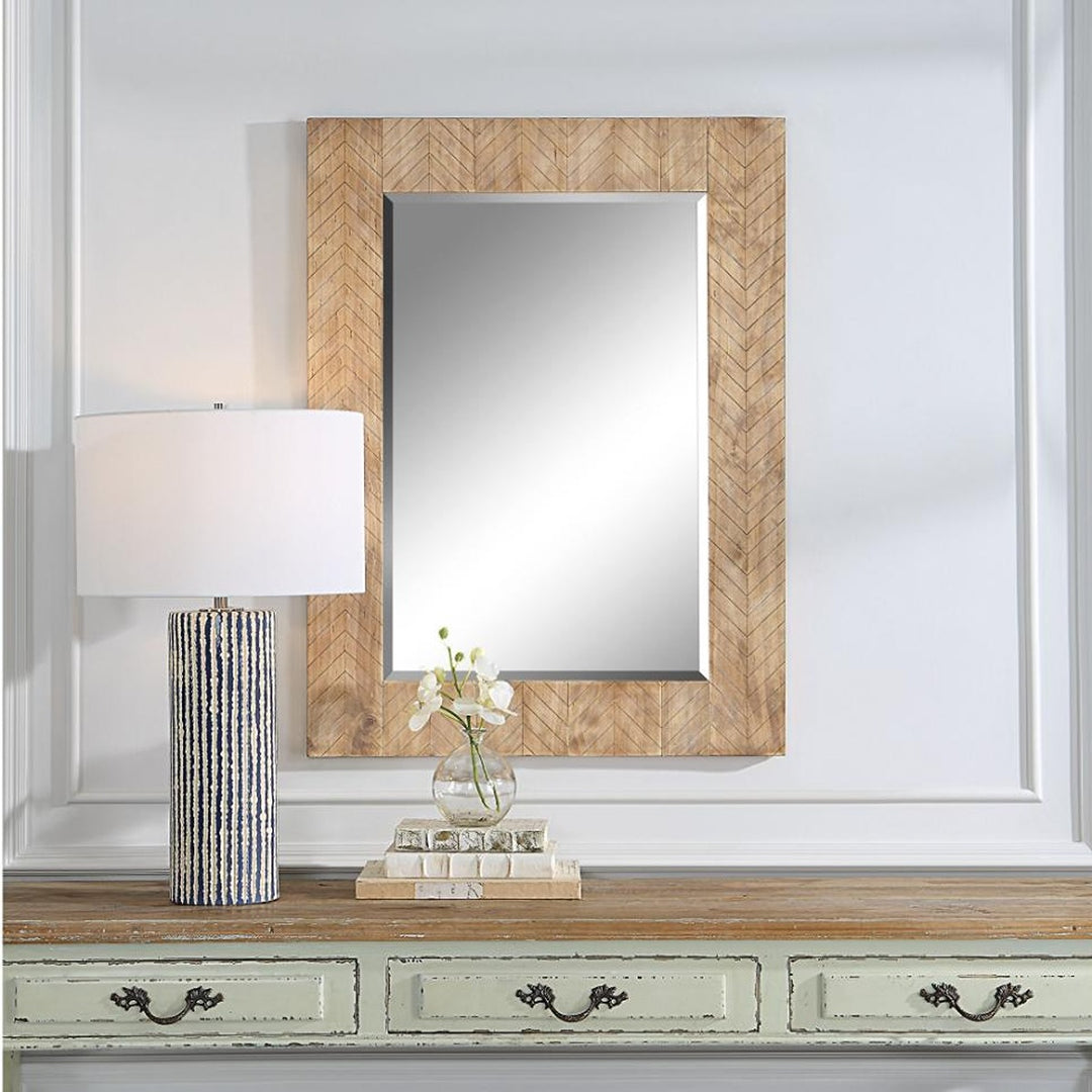 Parquet Wooden Mirror Keiichi 3