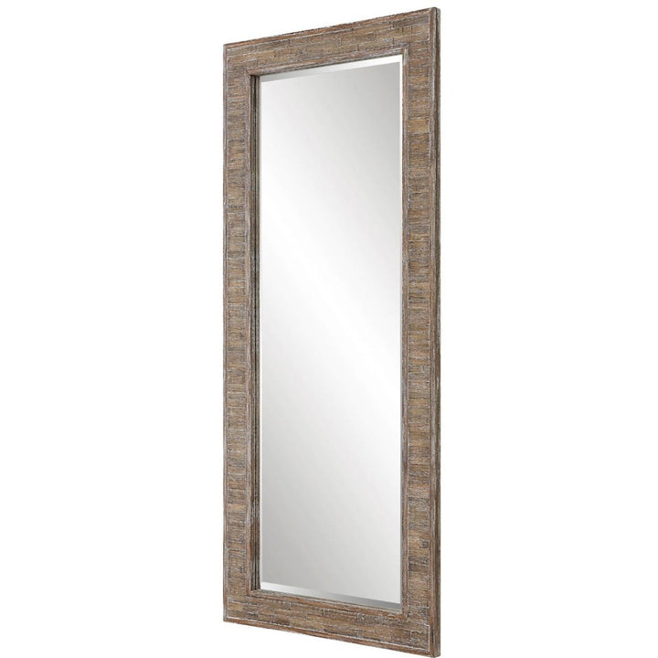 Beachhouse Distressed Wooden Tall Mirror Keiichi 4