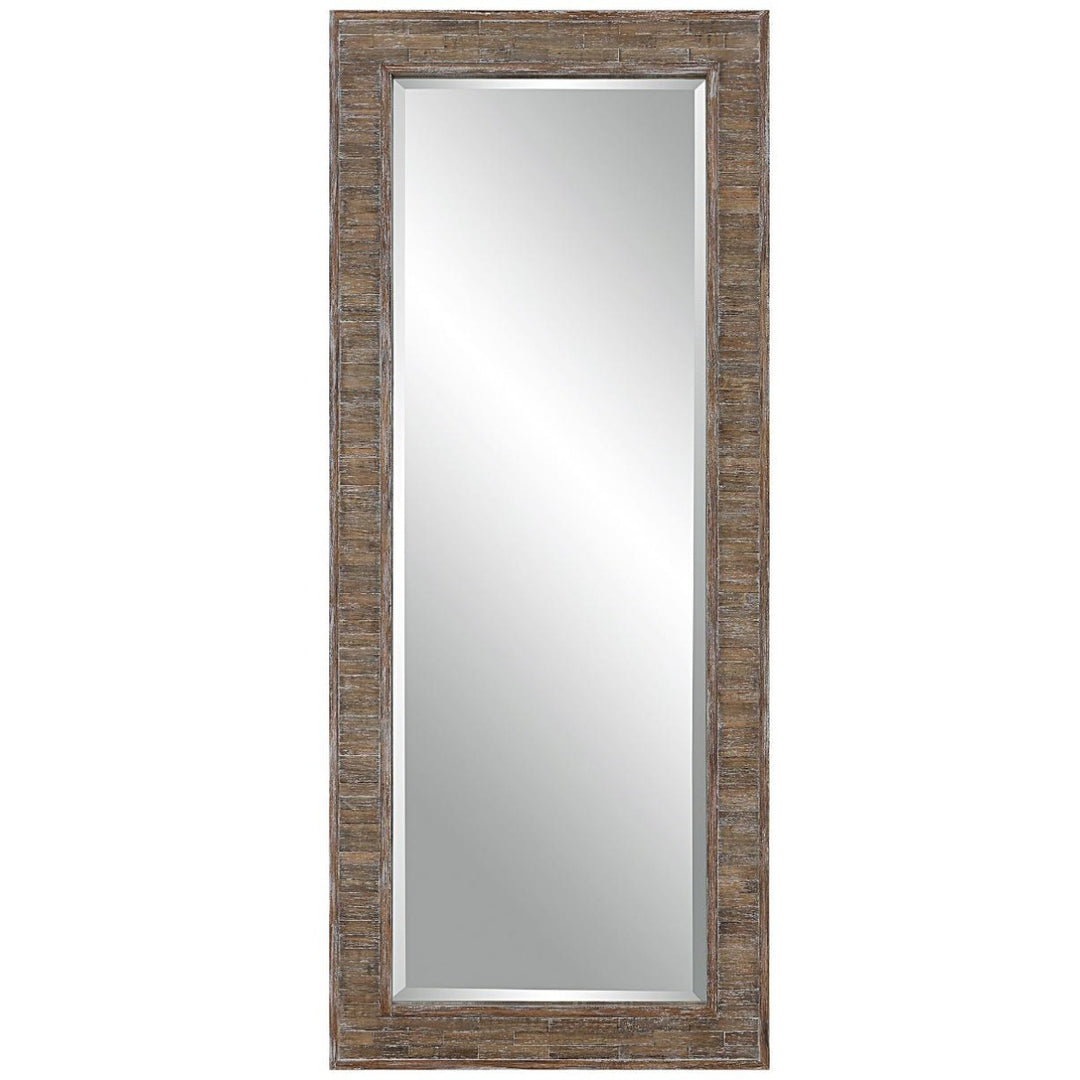 Beachhouse Distressed Wooden Tall Mirror Keiichi 1