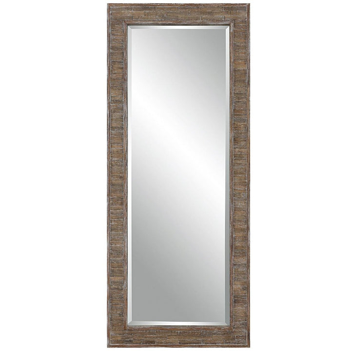 Beachhouse Distressed Wooden Tall Mirror Keiichi 1