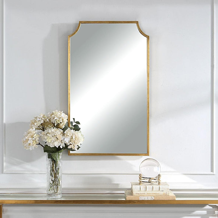 Bradley Mirror - Gold Finish Keiichi 2