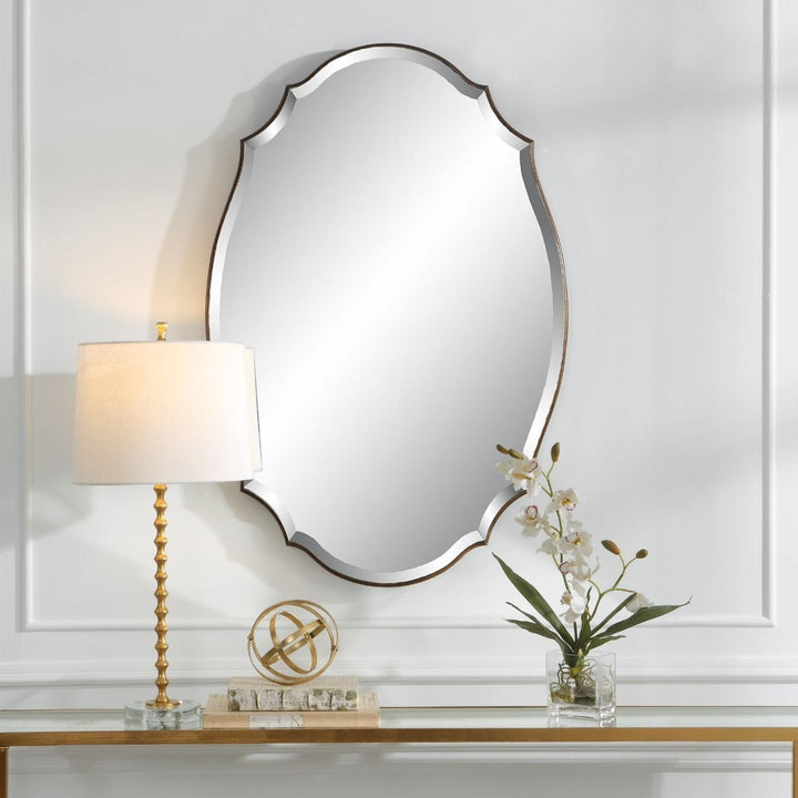 Aida Mirror - Bronze & Gold Finish Keiichi 2