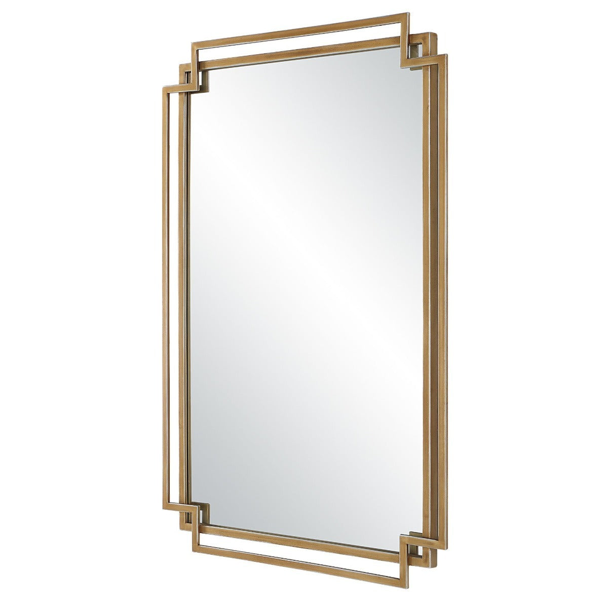 Keiichi Deco Mirror Brushed Gold