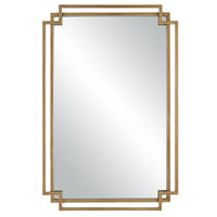 Keiichi Deco Mirror Brushed Gold