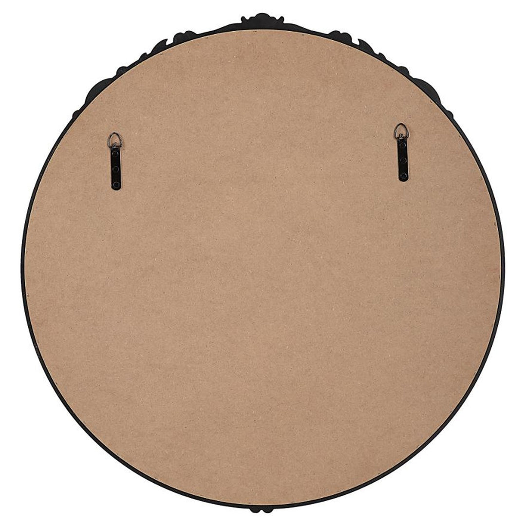 Margaret Round Mirror - Black Keiichi 5