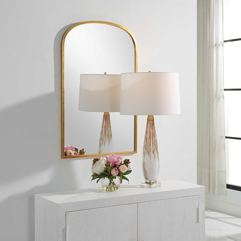 Aydyn Arched Mirror - Gold Keiichi 2