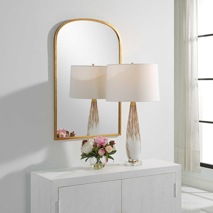 Aydyn Arched Mirror - Gold Keiichi 2