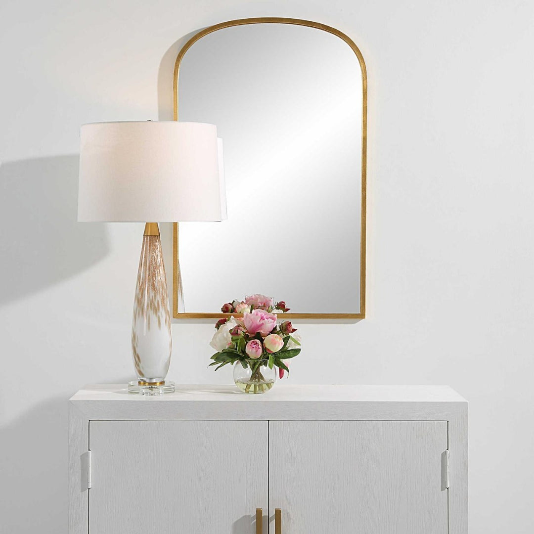Aydyn Arched Mirror - Gold Keiichi 3