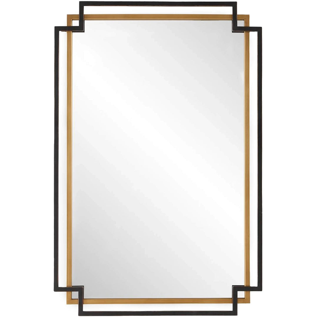 Deco Mirror - Bronze & Gold