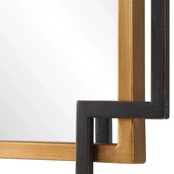 Deco Mirror - Bronze & Gold