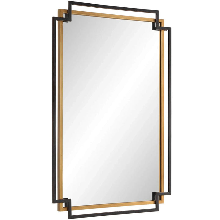 Deco Mirror - Bronze & Gold