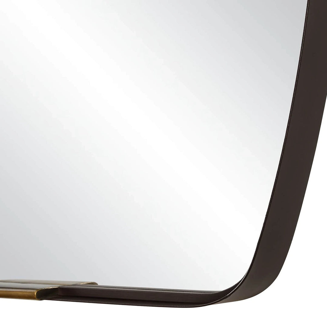 Draken Mirror - Dark Bronze & Gold