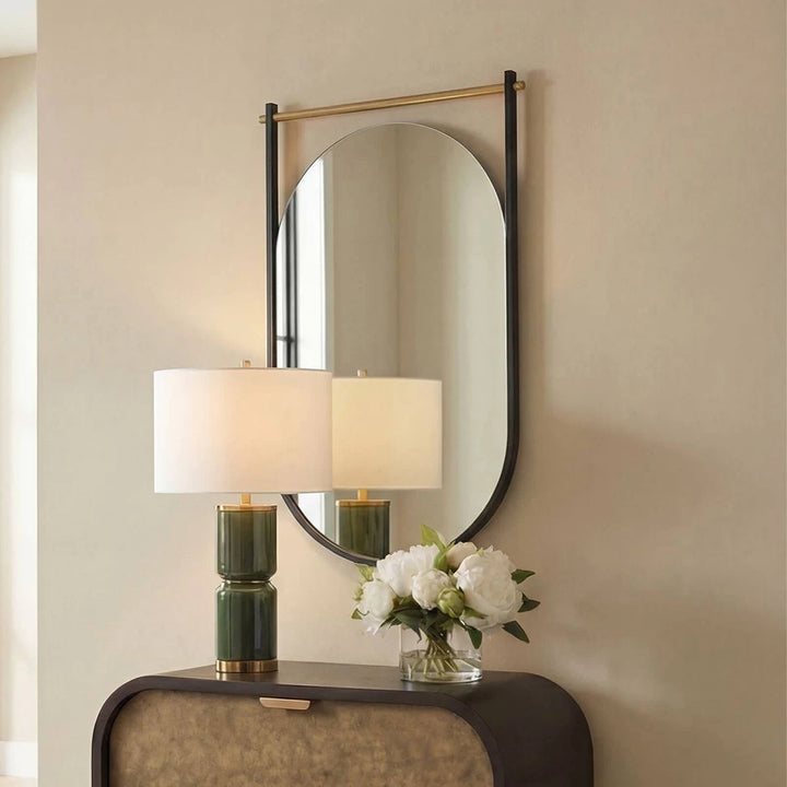 Delmar Mirror - Black & Gold